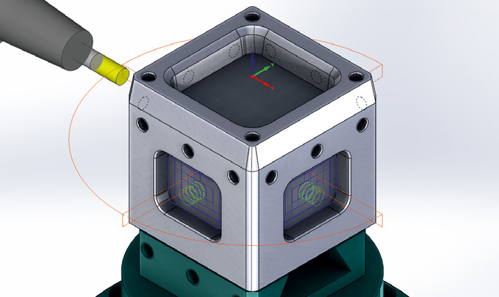 SolidCAM多轴定位铣削加工