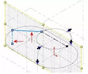 SOLIDWORKS创建第三条样条曲线