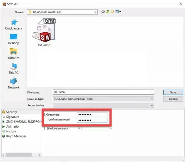 SOLIDWORKS Composer使用密码