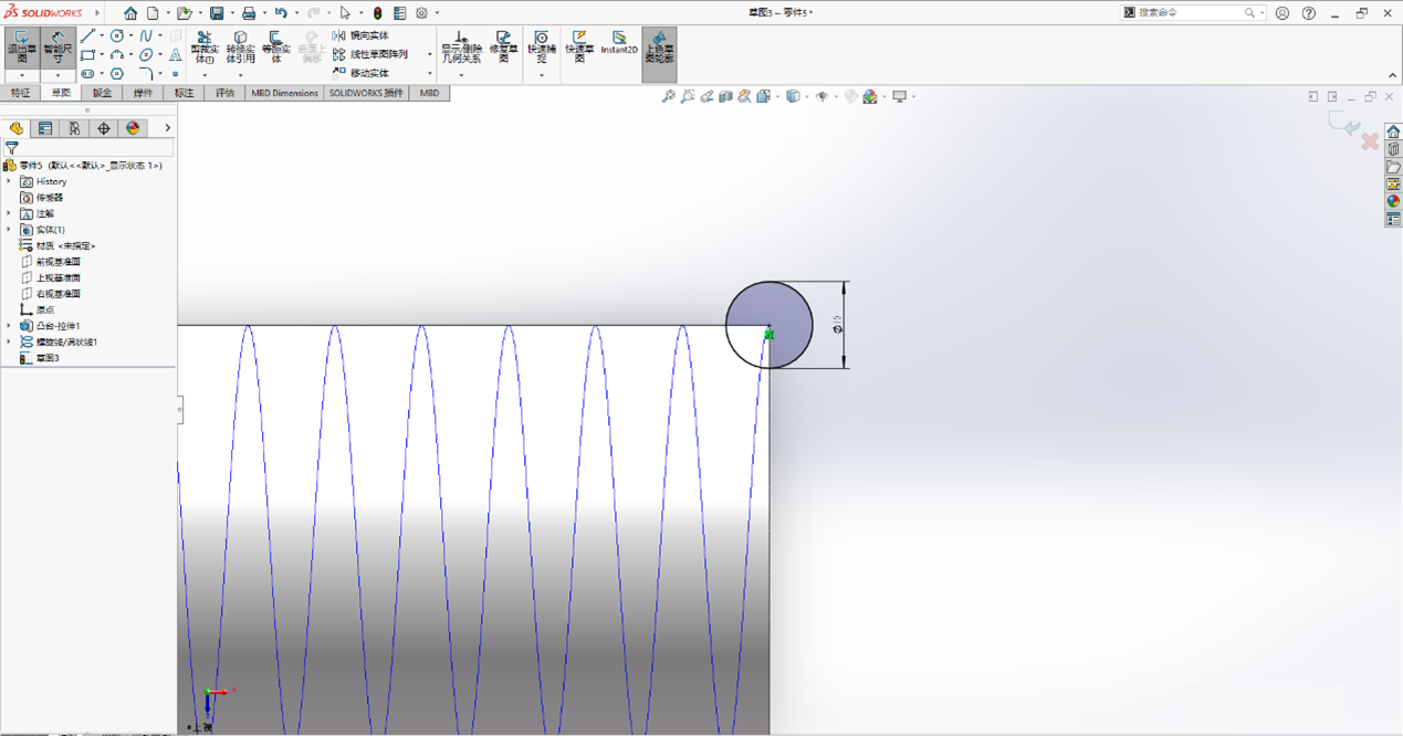 SOLIDWORKS扫描切除